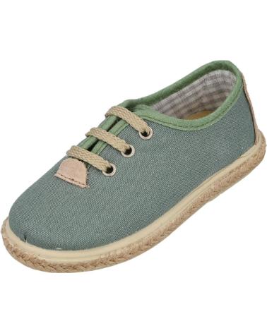 Schuhe für Junge L&R SHOES LR SHOES VUL1000-PS ALPARGATAS ESPARTO VERDE