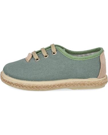 Scarpe per Bambino L&R SHOES LR SHOES VUL1000-PS ALPARGATAS ESPARTO VERDE