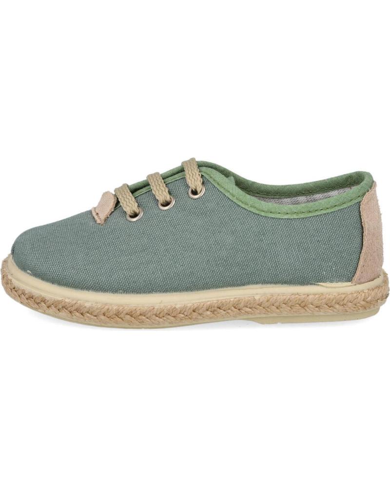 Schuhe für Junge L&R SHOES LR SHOES VUL1000-PS ALPARGATAS ESPARTO VERDE