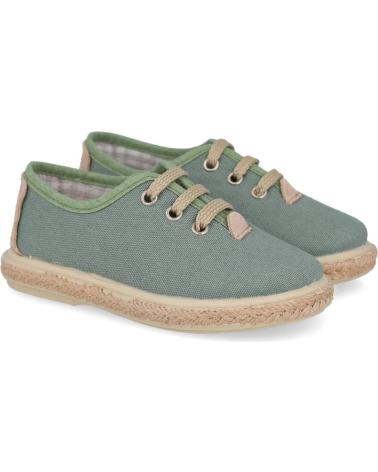 Schuhe für Junge L&R SHOES LR SHOES VUL1000-PS ALPARGATAS ESPARTO VERDE