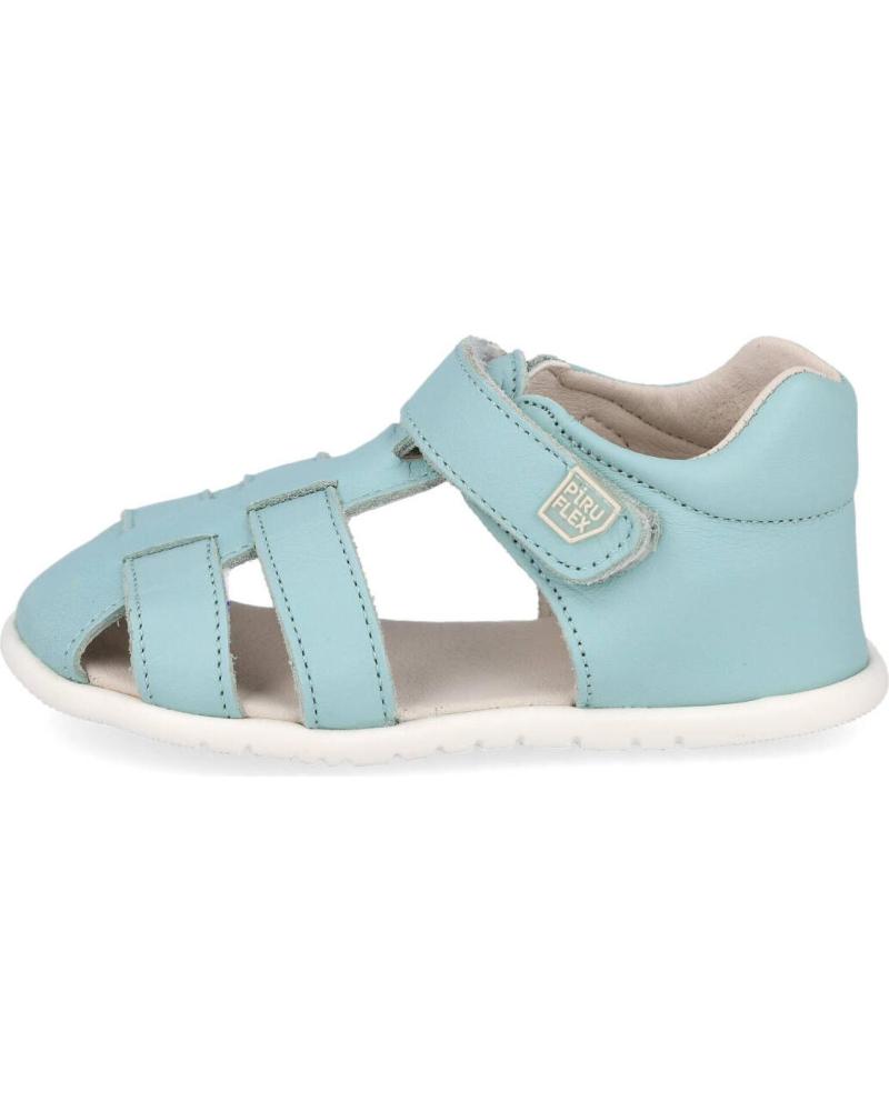 boy Sandals L&R SHOES LR SHOES PF306PIELV CALZADO RESPETUOSO INFANTIL AGUAMARINA