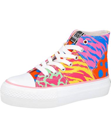 Esportes  de Menina CONGUITOS BJSH527064 ZAPATILLAS ALTAS PATCHWORK MULTICOLOR