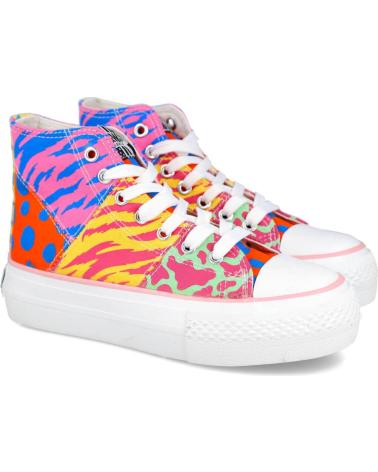 Esportes  de Menina CONGUITOS BJSH527064 ZAPATILLAS ALTAS PATCHWORK MULTICOLOR
