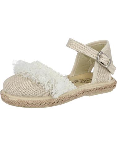 Sandalen für Mädchen L&R SHOES LR SHOES VUL1001-LC-TB ALPARGATAS ESPARTO NINA HIELO