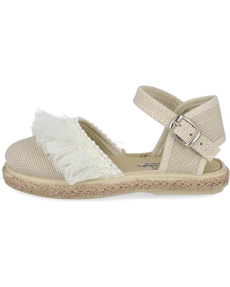 Sandalen für Mädchen L&R SHOES LR SHOES VUL1001-LC-TB ALPARGATAS ESPARTO NINA HIELO