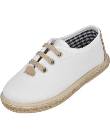Sneaker-De-Niño-L&R-SHOES-LR-SHOES-VUL1000-PS-ALPARGATAS-ESPARTO-NINO-BLANCO