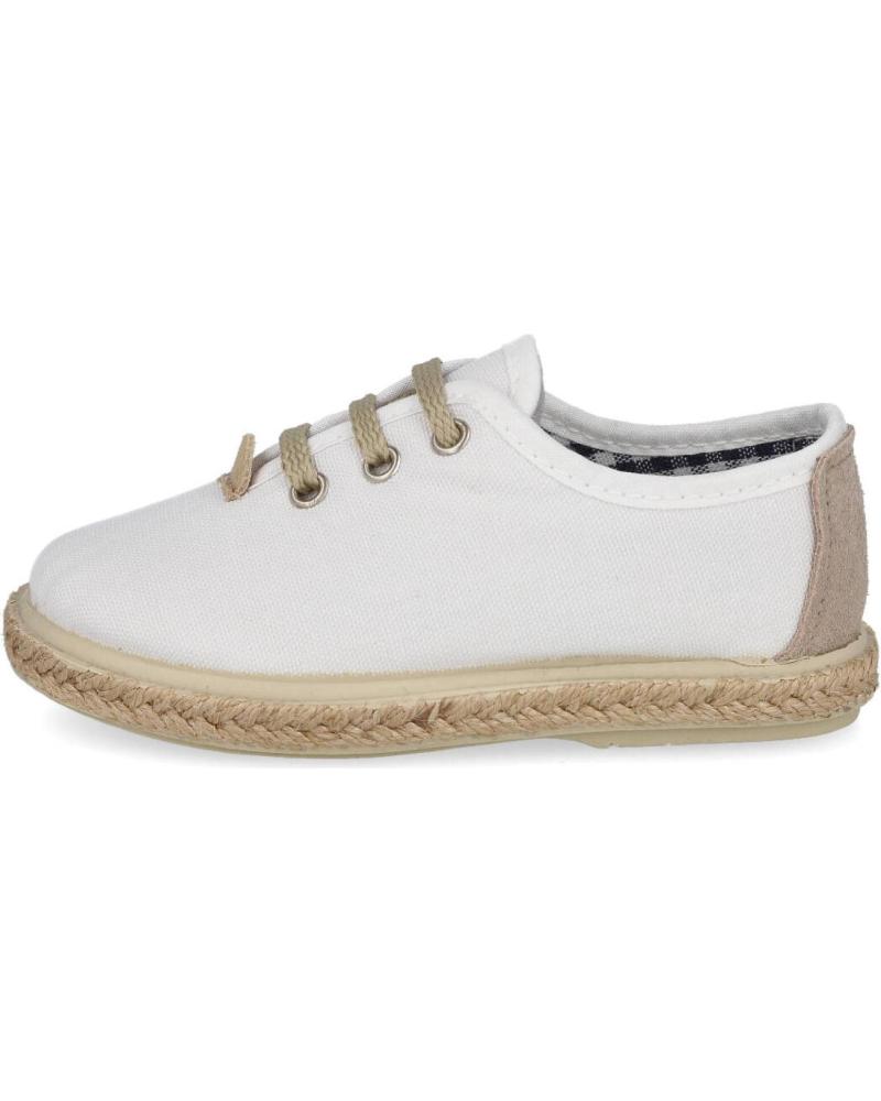 Sneaker-De-Niño-L&R-SHOES-LR-SHOES-VUL1000-PS-ALPARGATAS-ESPARTO-NINO-BLANCO