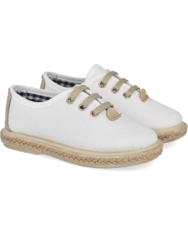Sneaker-De-Niño-L&R-SHOES-LR-SHOES-VUL1000-PS-ALPARGATAS-ESPARTO-NINO-BLANCO