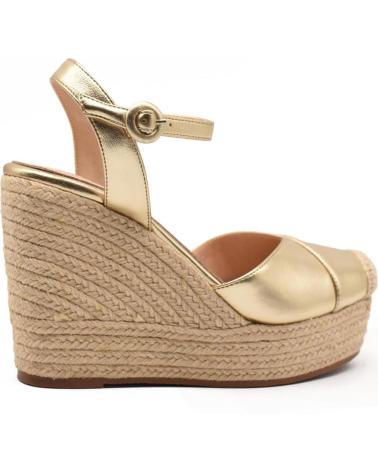 Woman Sandals AZAREY 494H406M CUNA YUTE PALA CERRADA MUJER ORO