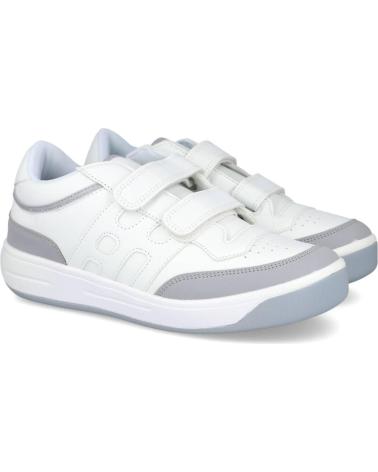 Sneaker-De-Hombre-L&R-SHOES-LR-SHOES-U1379-ZAPATILLAS-DEPORTIVAS-DE-VELCRO-HOMBRE-BLANCO