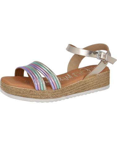 Woman Sandals OH MY SANDALS 5435 SANDALIAS DE CUNA PLANA DE MUJER CHAMPAN COMBINADO