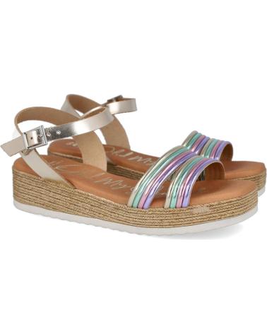 Woman Sandals OH MY SANDALS 5435 SANDALIAS DE CUNA PLANA DE MUJER CHAMPAN COMBINADO