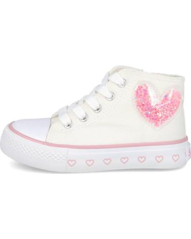 Sportivo-De-Niña-BUBBLE-BOBBLE-BUBBLE-KIDS-C961-BOTAS-DE-LONA-PARA-NINA-BLANCO