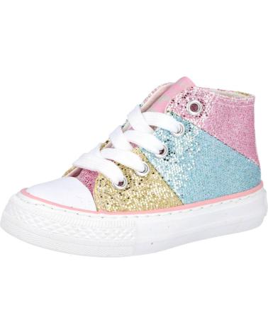 Sportivo-De-Niña-CONGUITOS-OSSH141079-ZAPATILLAS-ALTAS-GLITTER-PATCHWORK-MULTICOLOR