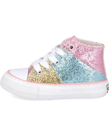 Sportivo-De-Niña-CONGUITOS-OSSH141079-ZAPATILLAS-ALTAS-GLITTER-PATCHWORK-MULTICOLOR