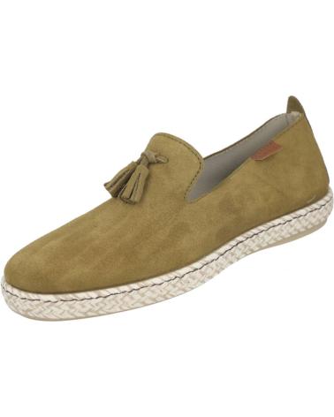 DEVALVERDE 4045 ESPADRILLES MIT QUASTEN AUS LEINEN IN KHAKI KAKI