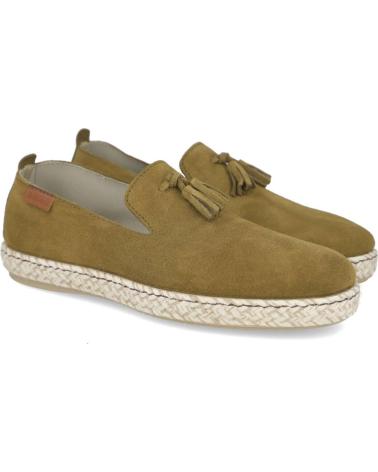DEVALVERDE 4045 ESPADRILLES MIT QUASTEN AUS LEINEN IN KHAKI KAKI