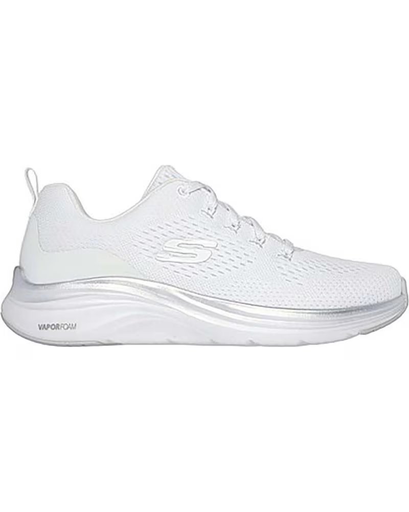 Sneaker für Damen SKECHERS 150025 VAPOR FOAM - MIDNIGHT GLIMMER MUJER BLANCO-PLATA