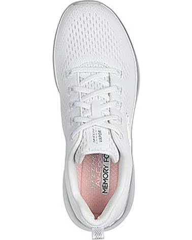 Sneaker für Damen SKECHERS 150025 VAPOR FOAM - MIDNIGHT GLIMMER MUJER BLANCO-PLATA