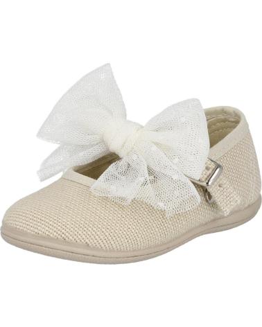 Sapatos de Menina L&R SHOES LR SHOES VUL254-LC-7 MERCEDITAS LONA N HIELO