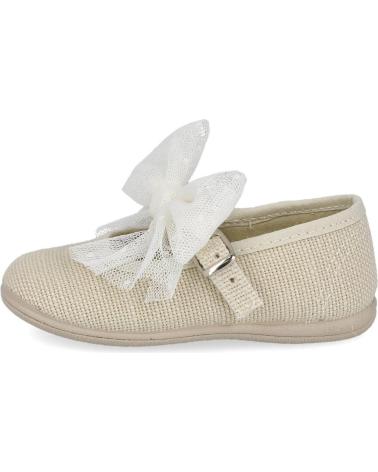 Sapatos de Menina L&R SHOES LR SHOES VUL254-LC-7 MERCEDITAS LONA N HIELO