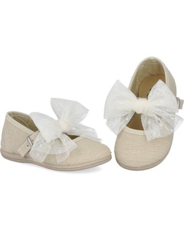 Sapatos de Menina L&R SHOES LR SHOES VUL254-LC-7 MERCEDITAS LONA N HIELO