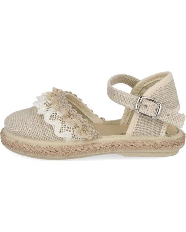 Sandali per Bambina L&R SHOES LR SHOES VUL1001-LCP ALPARGATA ESPARTO HIELO