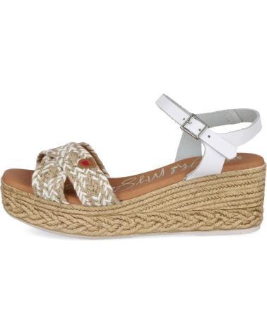 Sandalen für Damen OH MY SANDALS 5454 SANDALIAS DE CUNA CORRIDA DE MUJER BLANCO COMBINADO