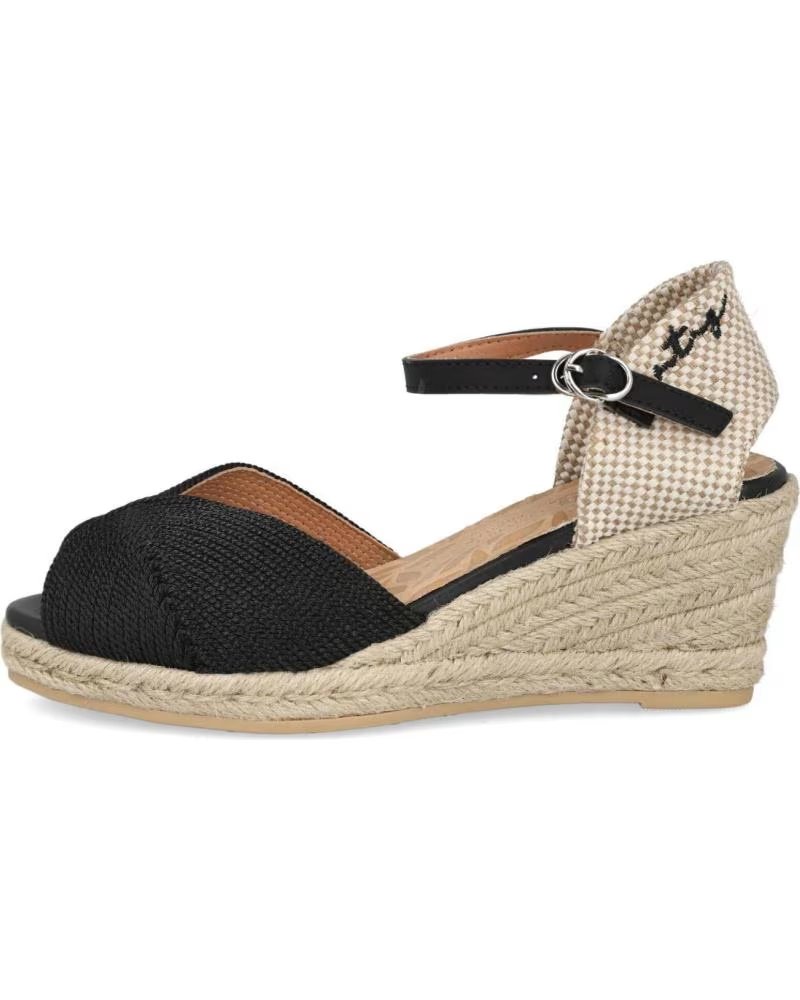Sapatos de cunha de Mulher MTNG 52705-C55606 SANDALIAS DE CUNA PARA MUJER NEGRO