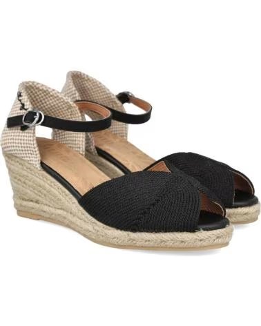 Sapatos de cunha de Mulher MTNG 52705-C55606 SANDALIAS DE CUNA PARA MUJER NEGRO