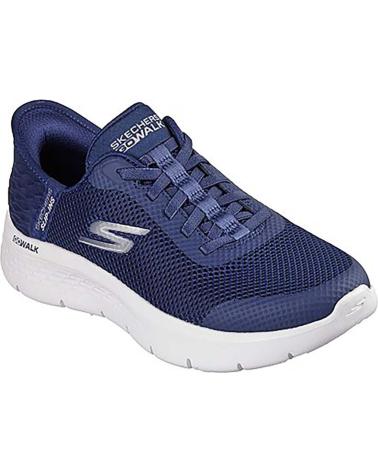 Woman Trainers SKECHERS 124836 GO WALK FLEX - GRAND ENTRY MUJER AZUL-BLANCO