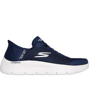 Woman Trainers SKECHERS 124836 GO WALK FLEX - GRAND ENTRY MUJER AZUL-BLANCO