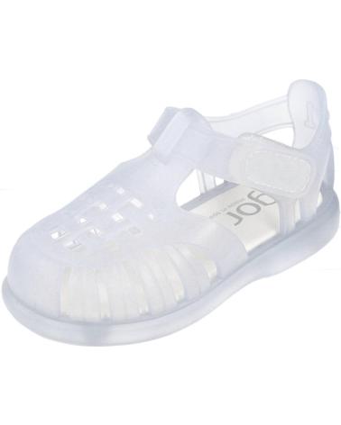 Infradito per Bambina e Bambino IGOR S10233-038 TOBBY VELCRO SANDALIAS CANGREJERAS UNISEX BLANCO