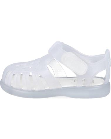 Infradito per Bambina e Bambino IGOR S10233-038 TOBBY VELCRO SANDALIAS CANGREJERAS UNISEX BLANCO