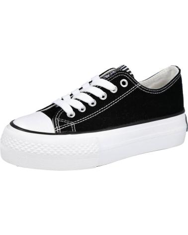 CONGUITOS BJSH527061 TÊNIS BAIXOS DE LONA PRETOS NEGRO