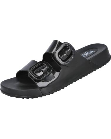 Chanclas de Mujer IGOR S10334-002 HABANA CHANCLAS PLAYA MUJER BRILLO NEGRO