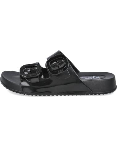 Chanclas de Mujer IGOR S10334-002 HABANA CHANCLAS PLAYA MUJER BRILLO NEGRO
