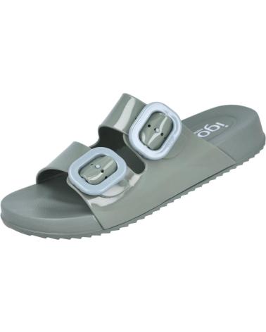 Chanclas de Mujer IGOR S10334-013 HABANA CHANCLAS PLAYA MUJER BRILLO VERDE