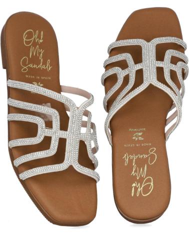 Woman Sandals OH MY SANDALS 5326 SANDALIAS PLANAS DE MUJER PLATA