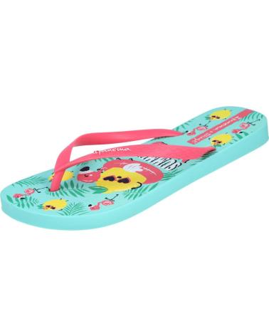 Tongs pour Fille IPANEMA 83592 MR WONDERFUL IV NINA VERDE-ROSA