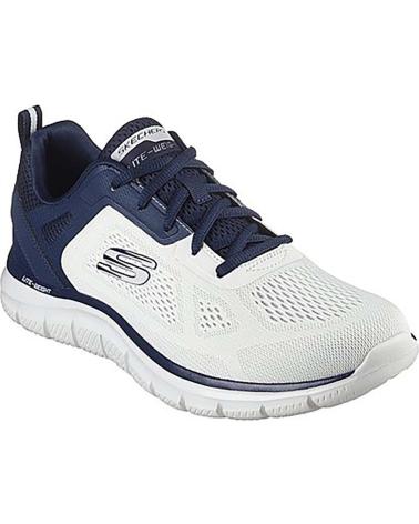 Sportivo per Uomo SKECHERS 232698 TRACK - BROADER HOMBRE BLANCO-AZUL