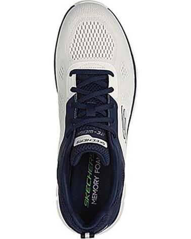 Sportivo per Uomo SKECHERS 232698 TRACK - BROADER HOMBRE BLANCO-AZUL