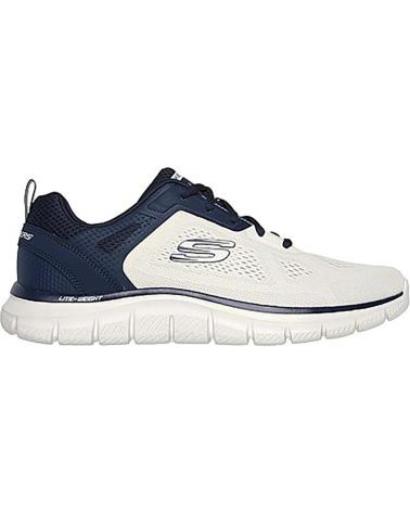 Sportivo per Uomo SKECHERS 232698 TRACK - BROADER HOMBRE BLANCO-AZUL
