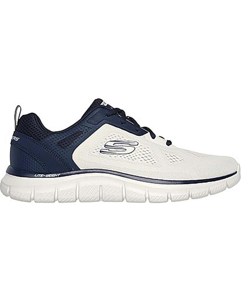 Sportivo per Uomo SKECHERS 232698 TRACK - BROADER HOMBRE BLANCO-AZUL