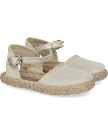 Sandálias de Menina BATILAS 458109 ALPARGATAS DE ESPARTO PARA NINA ORO