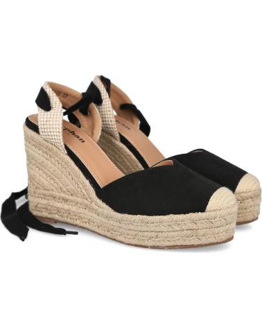 Sandals-De-Mujer-L&R-SHOES-LR-SHOES-QQ-116-ALPARGATAS-DE-CUNA-PARA-MUJER-NEGRO