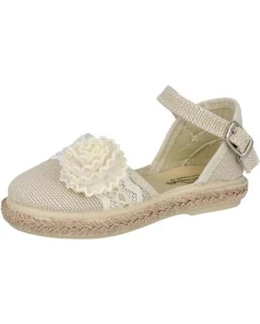 Sandalias de Niña L&R SHOES LR SHOES VUL1005-LC-9 MERCEDITAS LONA HIELO