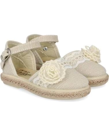 Sandalias de Niña L&R SHOES LR SHOES VUL1005-LC-9 MERCEDITAS LONA HIELO