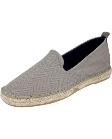 NORTEÑAS HERREN-LEINEN-ESPADRILLES 16-570 GRAU GRIS