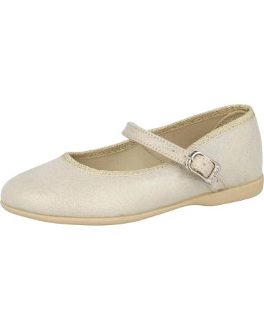 Sapatos de Menina BATILAS 107-109 MERCEDITAS DE LONA PARA NINA ORO